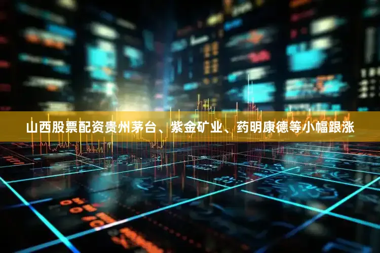山西股票配资贵州茅台、紫金矿业、药明康德等小幅跟涨